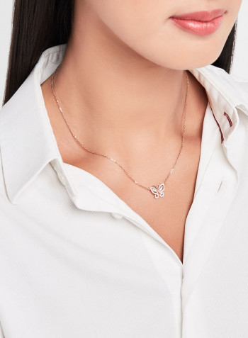 18K Gold Diamond Studded Necklace