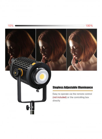LED Photography Light Black/Silver