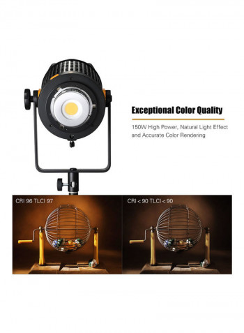 LED Photography Light Black/Silver