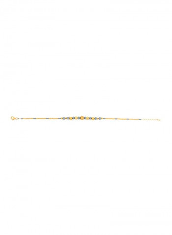 21K Gold Quartz Beads Bracelet