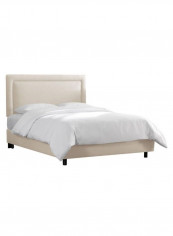 Border Bed With Mattress Beige 200 x 200centimeter