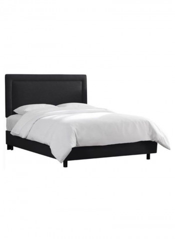 Border Bed With Mattress Black 200 x 200centimeter