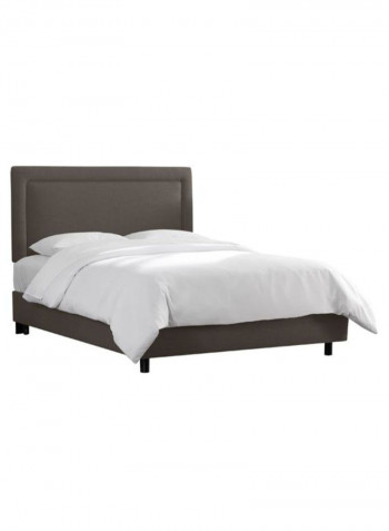 Border Bed With Mattress Grey 200 x 200centimeter