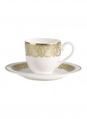 12-Piece Golden Oasis Espresso Cup And Saucer Set White/Gold reviews 12-Piece Golden Oasis Espresso Cup And Saucer Set White/Gold