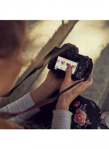 EOS 250D DSLR With EF-S 18-55mm f/3.5-5.6 III Lens 24.1MP, LCD Touchscreen, Built-In Wi-Fi And Bluetooth