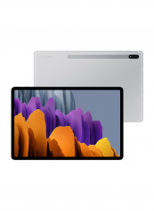 Galaxy Tab S7 11-Inch, 6GB RAM, 128GB, Wi-Fi, 4G LTE, Mystic Silver - UAE Version