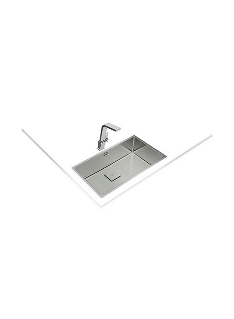 Flexlinea Rs15 71.40 3-In-1 Installation Stainless Steel Sink With One Bowl Silver 750x440x200mmmm
