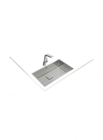 Flexlinea Rs15 71.40 3-In-1 Installation Stainless Steel Sink With One Bowl Silver 750x440x200mmmm