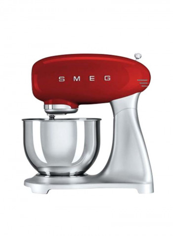 50’s Retro Style Stand Mixer with 10 Variable Speeds 800 W SMF02RDUK Red