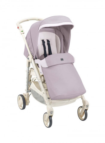 Minu Teddy Stroller Travel System - Pink/White