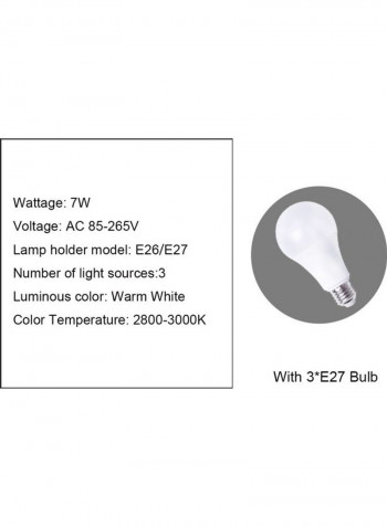 YWXLight Creative Pastoral Morning Glory Desk Lamp Multicolour 83x52x52cm