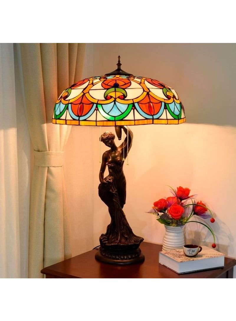 Large Art Decoration Table Lamp Multicolour 83 x 52 x 52centimeter