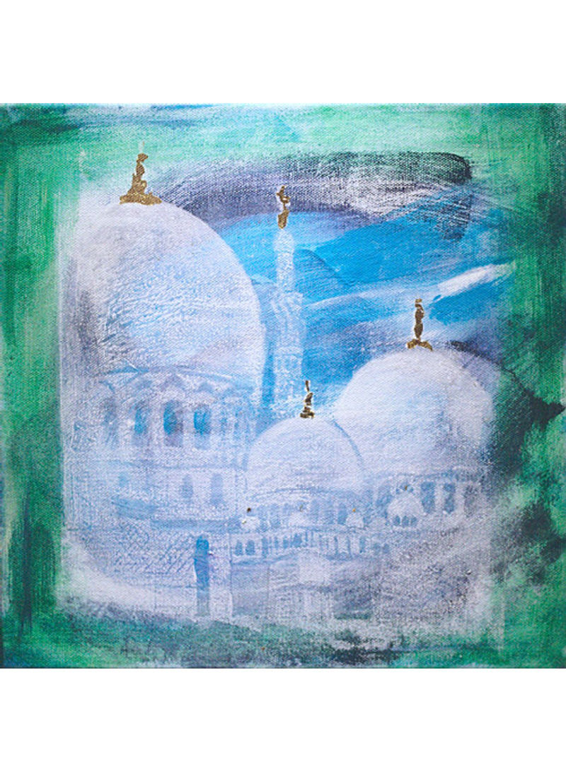 Sheik Zayed Grand Mosque Painting Multicolour
