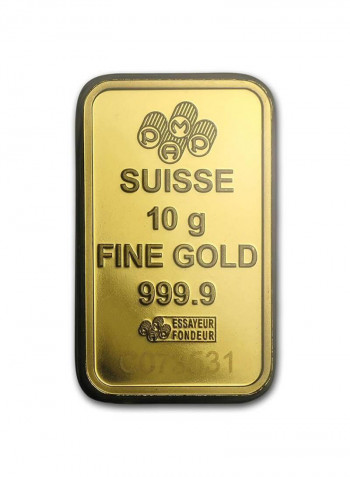 24 Karat Swiss Pamp Queen Fortuna Gold Bar