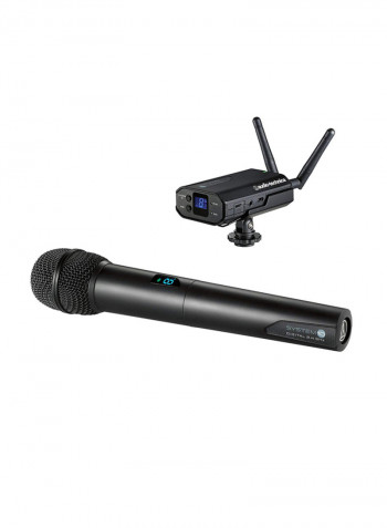 Portable Camera-Mount Wireless Microphone System B00MJXNFBM Black