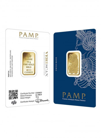 24 Karat Gold 999.9 Au Fine Gold Bar