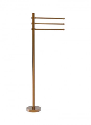 Bronze Towel Stand Gold 12inch