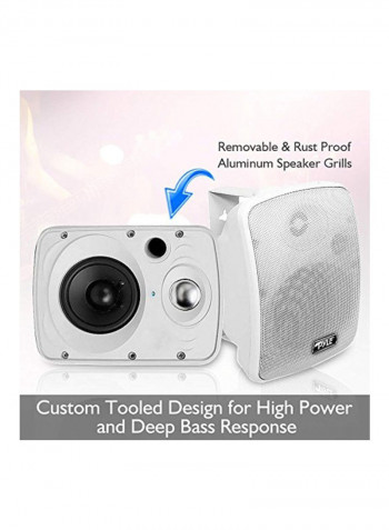 2-Way Bluetooth Speaker PDWR64BTW White/Black