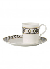 12-Piece Metrochic Coffee Cup And Saucer Set White/Gold/Black reviews 12-Piece Metrochic Coffee Cup And Saucer Set White/Gold/Black
