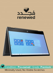 Renewed - Pavilion X360 14m-dw0013dx (2020) Newest Laptop With 14-Inch Touchscreen Display, Intel Core i3 Processor/10th Gen/8GB RAM/128GB SSD/Intel UHD Graphics With English/Arabic Keyboard Silver