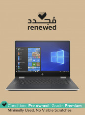 Renewed - Pavilion X360 14-dh0009ne (2019) Laptop With 14-Inch Touchscreen Display, Intel Core i3 Processor/8th Gen/8GB RAM/1TB HDD/Intel UHD Graphics 620 With English/Arabic Keyboard Silver