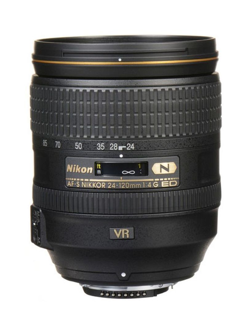 AF-S Nikkor 24-120Mm F4G Ed VR Lens For Nikon 3.31x4.06inch Black