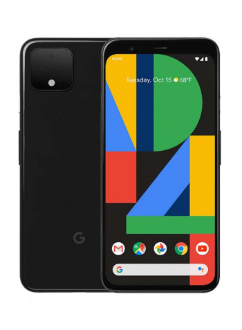 Pixel 4 XL Dual SIM Just Black (1 E-SIM) 6GB RAM 128GB 4G LTE