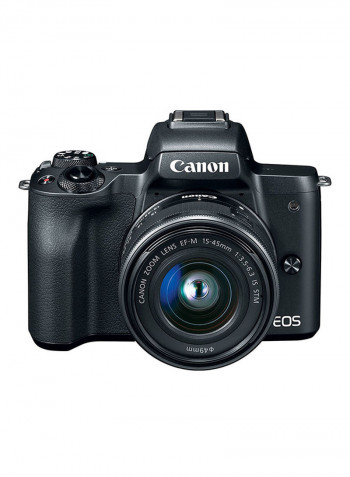 Canon EOS M50 With EF-M 15–45mm f/3.5-6.3 IS STM lens 24.1MP, Vari-angle LCD Touchscreen With Built-in Wi-Fi, Bluetooth & NFC Black