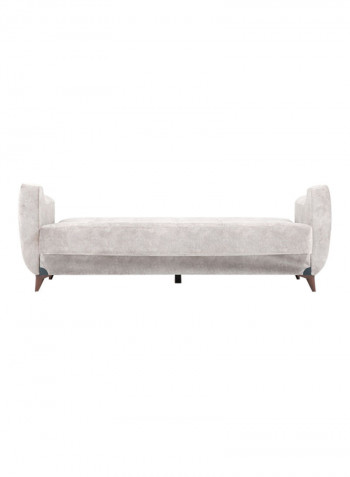 King 3 Seater Fabric Sofa Beige