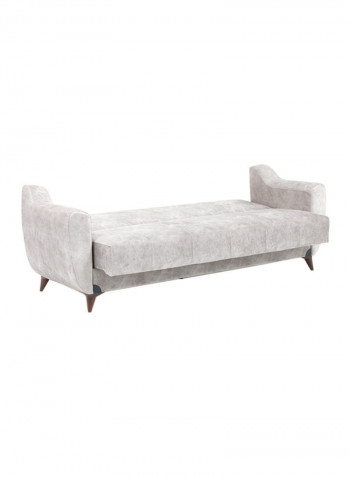 King 3 Seater Fabric Sofa Beige