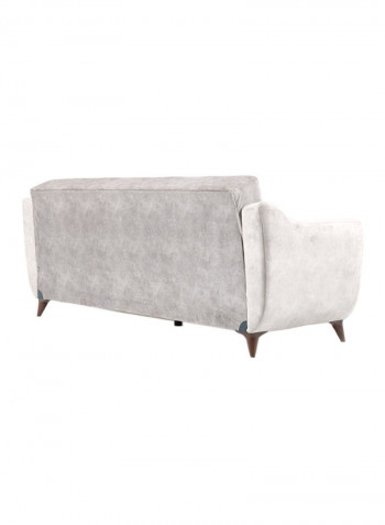 King 3 Seater Fabric Sofa Beige