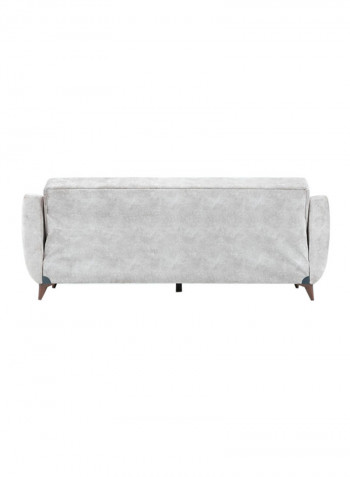King 3 Seater Fabric Sofa Beige