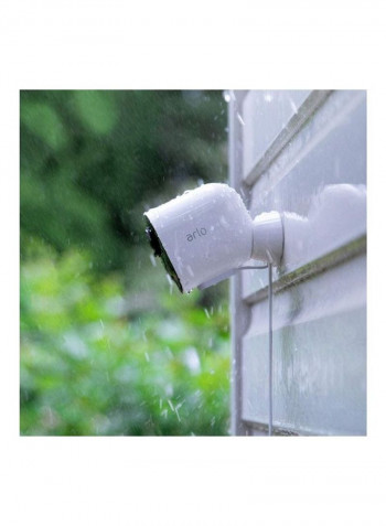 Wireless Security Camera System White