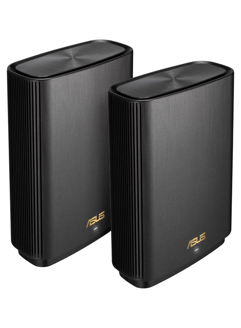 Pack Of 2 ZenWiFi AX (XT8) Tri-band Whole Home Mesh WiFi System Black