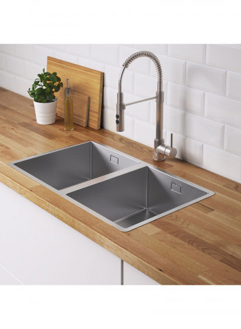 Stainless Steel Inset Sink Bowl Multicolour 73x44centimeter