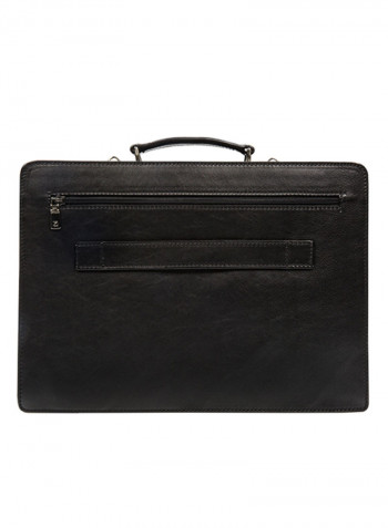 Stateman Leather Business Bag Black
