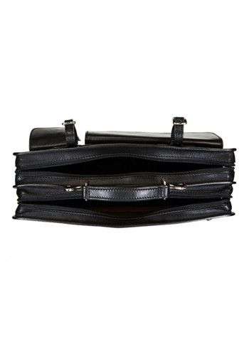 Stateman Leather Business Bag Black