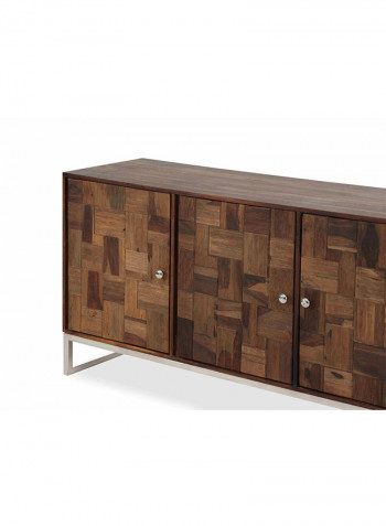 Castilian 3-door Sideboard Walnut 150x45x76cm
