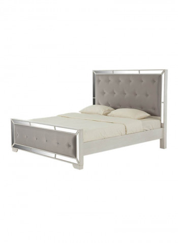 Juliette King Bed White 180x220x146cm