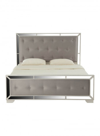Juliette King Bed White 180x220x146cm