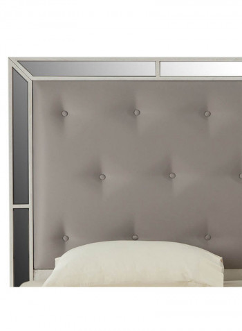 Juliette King Bed White 180x220x146cm