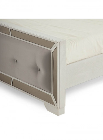 Juliette King Bed White 180x220x146cm