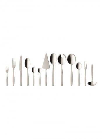 68-Piece Charles Cutlery Set Silver