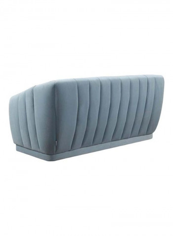 Clarito 3-Seater Sofa Blue 213x86x82cm