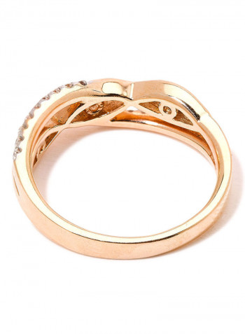 18K Gold Embellished Diamond Ring