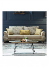 3 Seater Fabric Sofa Multicolour reviews 3 Seater Fabric Sofa Multicolour