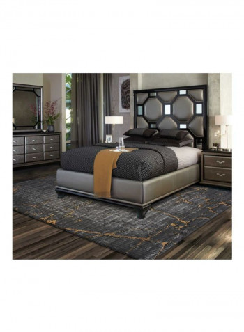 Picasso Collection Contemporary Area Rug Grey/Yellow 350x250centimeter