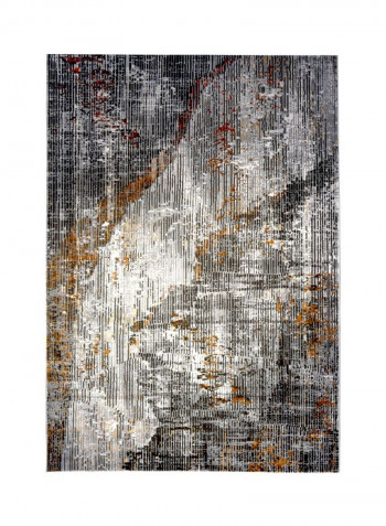 Picasso Collection Contemporary Area Rug Grey/Yellow/White 350x250centimeter