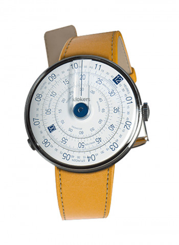 Water Resistant Leather Analog Watch KLOK-01-D4.1
