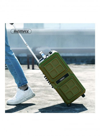 Bluetooth Outdoor Pull Rod Speaker Green